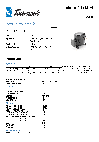 Compressori alternativi Tecumseh AE4456Y-XN3C Scheda tecnica