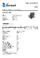 Compressori alternativi Tecumseh AE4460U-FZ1C Scheda tecnica