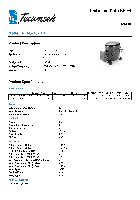 Compressori alternativi Tecumseh AEA0415ZXD Scheda tecnica