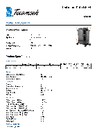 Compressori alternativi Tecumseh AJA9484EXD Scheda tecnica