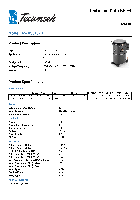 Compressori alternativi Tecumseh AWA9513ZXD Scheda tecnica