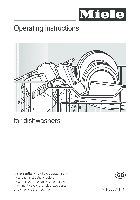 Lavastoviglie Miele G 646 SC Manuale operativo