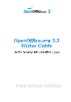 Software OpenOffice.org OpenOffice - 3.3 Guida a Writer