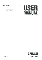 Lavatrici Zanussi ZWF 14069W Manuale utente